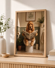 Load image into Gallery viewer, Cocker spaniel Tavla – Inramat Hundporträtt