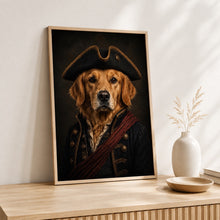 Ladda upp bild till gallerivisning, Golden Retriever Tavla – Inramat Hundporträtt