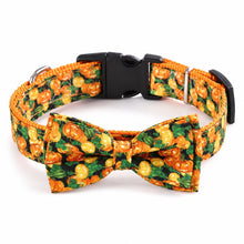 Load image into Gallery viewer, Dog and cat collar with bow tie