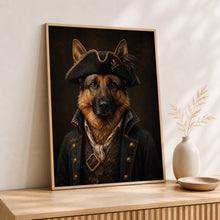 Ladda upp bild till gallerivisning, Schäfer Tavla – Inramat Hundporträtt