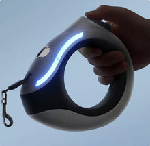 Load image into Gallery viewer, Leash Flexi Leash with LED Light and Flashlight