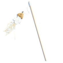 Load image into Gallery viewer, Cat toy Cat rod with bell and fabric figure