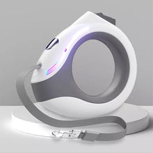 Load image into Gallery viewer, Leash Flexi Leash with LED Light and Flashlight