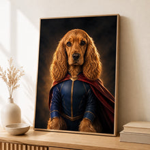 Load image into Gallery viewer, Cocker spaniel Tavla – Inramat Hundporträtt
