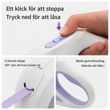 Load image into Gallery viewer, Leash Flexi leash with LED light and Flashlight 3-5 m
