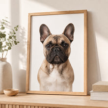 Ladda upp bild till gallerivisning, Fransk bulldogg Tavla – Inramat Hundporträtt
