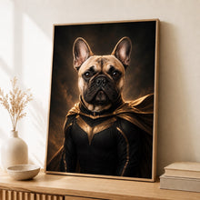 Ladda upp bild till gallerivisning, Fransk bulldogg Tavla – Inramat Hundporträtt

