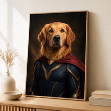 Ladda upp bild till gallerivisning, Golden Retriever Tavla – Inramat Hundporträtt
