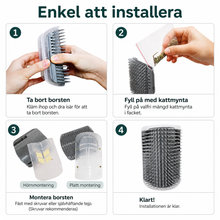 Last opp bilde til gallerivisning, Cat Corner Brush / Grooming Brush for Corners
