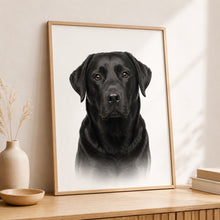 Load image into Gallery viewer, Labrador Retriever Tavla – Inramat Hundporträtt
