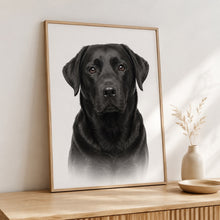 Load image into Gallery viewer, Labrador Retriever Tavla – Inramat Hundporträtt
