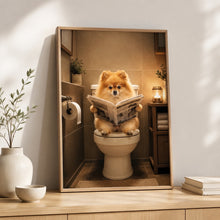 Load image into Gallery viewer, Pomeranian Tavla – Inramat Hundporträtt
